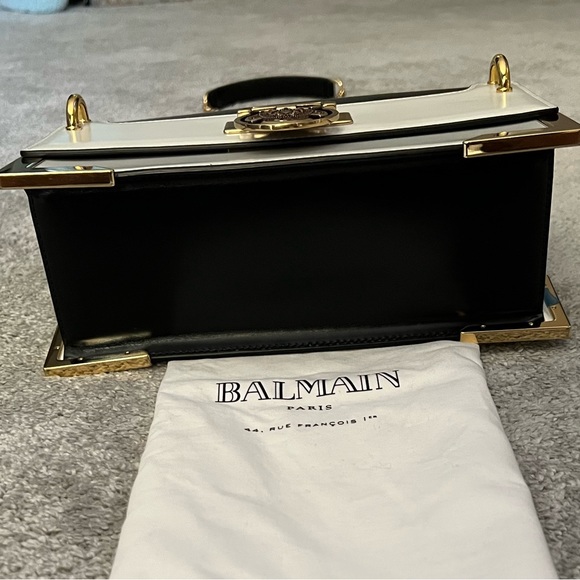 BALMAIN PARIS- BOX 25 SHOULDER BAG, BRAND NEW WITH TAGS! FREE SHIPPING - Picture 6 of 11